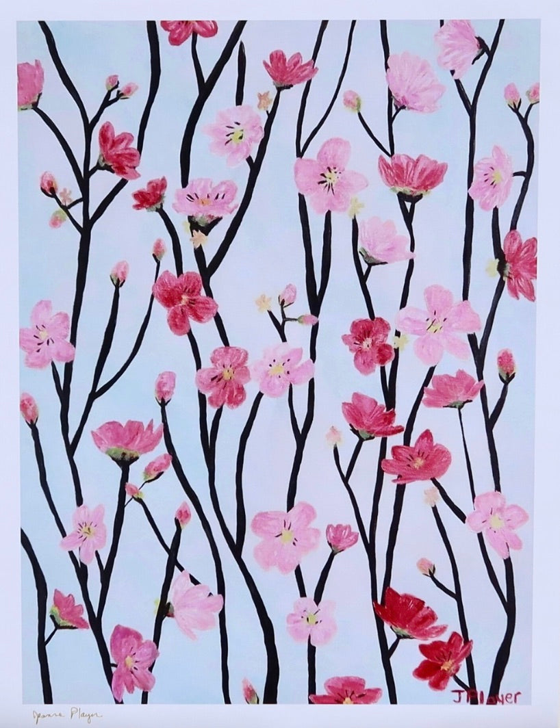 Cherry Blossom, Giclee Fine Art Print, 18 x 24