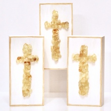 Load image into Gallery viewer, Citrine Cross, 3 x 6
