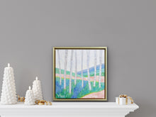 Load image into Gallery viewer, Pastel Birches, 12 x 12
