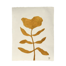 Load image into Gallery viewer, chic and stylish gold and cream botanical silhouette on paper
