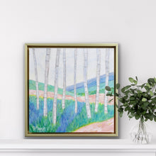 Load image into Gallery viewer, Pastel Birches, 12 x 12 x 1.5
