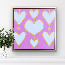 Load image into Gallery viewer, Heartstrings X, 20 x 20
