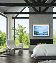 Load image into Gallery viewer, Tranquility, Giclee Coastal Abstract Landscape Art Print
