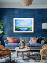 Load image into Gallery viewer, Tranquility, Giclee Coastal Abstract Landscape Art Print
