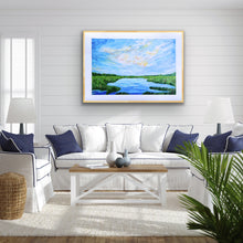 Load image into Gallery viewer, Tranquility, Giclee Coastal Abstract Landscape Art Print
