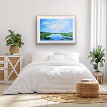 Load image into Gallery viewer, Tranquility, Giclee Coastal Abstract Landscape Art Print
