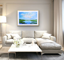 Load image into Gallery viewer, Tranquility, Giclee Coastal Abstract Landscape Art Print
