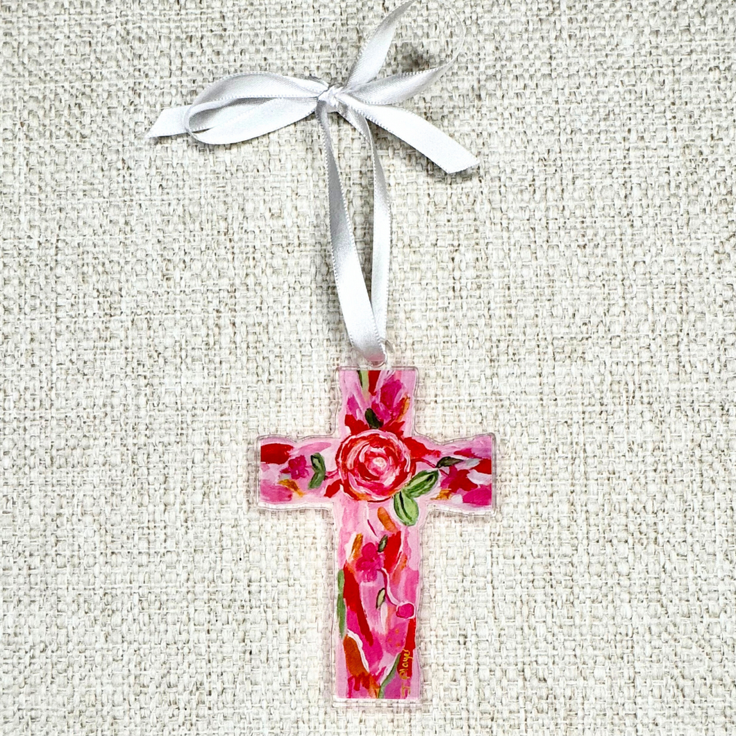 Love Christian Cross Ornament