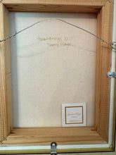 Load image into Gallery viewer, original Heart art signed on the back of the painting.

