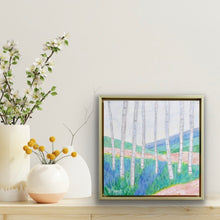 Load image into Gallery viewer, Pastel Birches, 12 x 12
