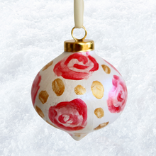 Load image into Gallery viewer, Pink Floral Ornament
