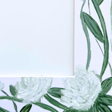 Load image into Gallery viewer, White Rose Mat, 8 x 10
