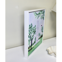 Load image into Gallery viewer, Fine art NC State print designed for alumni, students, and Wolfpack fans who love classic campus decor.
