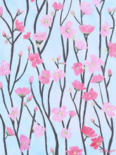 Load image into Gallery viewer, Bright abstract cherry blossom print on archival paper, ideal for nursery décor, dorm room styling, and thoughtful gifts.
