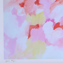 Load image into Gallery viewer, Bright pink giclée art print perfect for decorating a colorful home office, apartment, or creative workspace.
