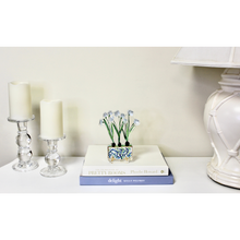 Load image into Gallery viewer, Freestanding acrylic décor block with elegant Paperwhites floral artwork perfect for shelves, offices, and tabletop styling.
Botanical acrylic art block featuring blooming Paperwhites flowers and colorful painterly textures inspired by nature.
