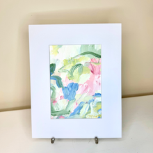 Load image into Gallery viewer, One-of-a-kind acrylic abstract artwork inspired by nature and garden movement.
