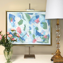 Load image into Gallery viewer, Sophisticated coastal wall art styled in a gold float frame perfect for elegant interiors and beach homes.
