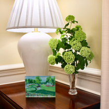 Load image into Gallery viewer, Pinehurst No. 2 Golf Decor, Acrylic Block Art, Golf Course Painting, Pinehurst Golf Gift, Father's Day Gift, Golf Office Decoration
