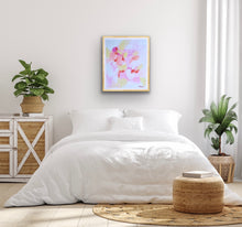 Load image into Gallery viewer, Pink abstract wall art printed on archival paper, perfect for dorm rooms, bedrooms, nurseries, and colorful gallery walls.
