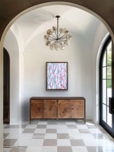 Load image into Gallery viewer, Colorful floral wall art inspired by blooming cherry blossoms, perfect for dorm rooms, apartments, nurseries, and bedrooms.
