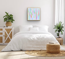 Load image into Gallery viewer, The Colors of Summer abstract print styled as colorful nursery or kids room wall art.
