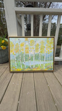 Load and play video in Gallery viewer, Birches by the Lake, 18 x 24 x .5
