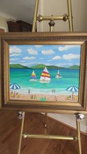 Load and play video in Gallery viewer, Beach Vacation, 16 x 20 x .5
