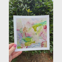 Load and play video in Gallery viewer, In the Garden, Abstract Art Print
