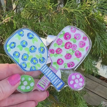 Load and play video in Gallery viewer, Pickleball Christmas Ornament

