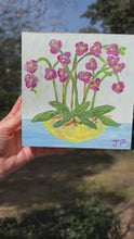Load and play video in Gallery viewer, Magenta Orchids, 6 x 6 x 1 5/8
