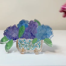 Load and play video in Gallery viewer, Blue and Purple Hydrangeas Art Block
