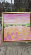 Load and play video in Gallery viewer, Pink Sunset, 12 x 12 x 1.5
