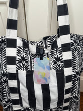 Load image into Gallery viewer, Waterproof abstract suitcase tag for women designed with colorful artistic patterns and personalization slot.
Stylish diaper bag tag with colorful abstract art printed on durable acrylic for modern moms.
