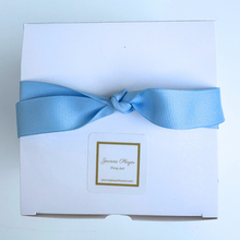 Load image into Gallery viewer, White Dove on Blue Christmas Ornament

