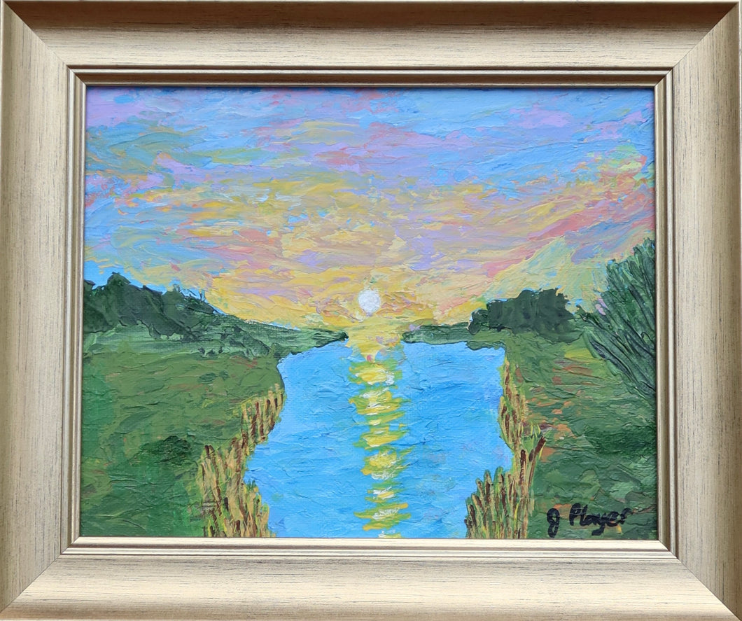 Marsh Sunset, 8 x 10