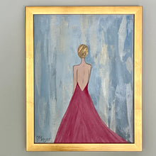 Load image into Gallery viewer, Lady in Red,  11 x 14 x .5
