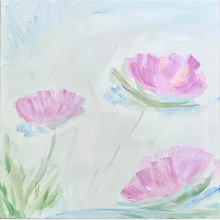 Load image into Gallery viewer, Pink Floral, 12 x 12 x 1.5
