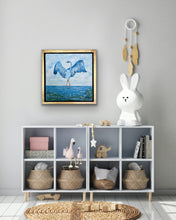 Load image into Gallery viewer, Dancing Heron, 12 x 12
