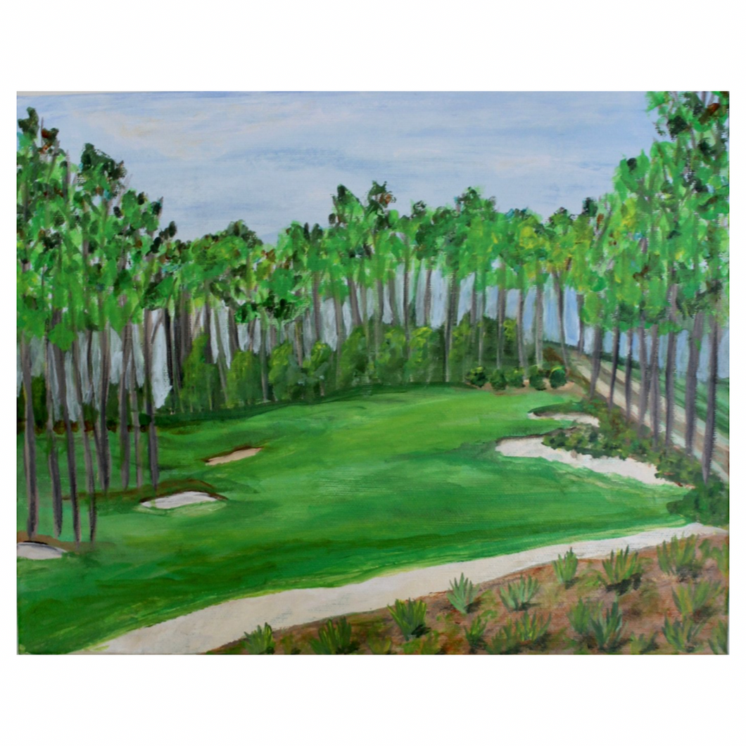 Hit the Links, 11 x 14 inches