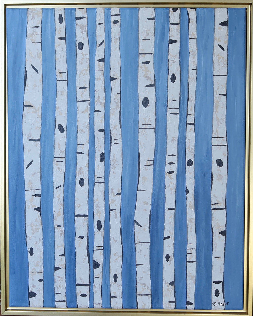 Blue Birches, 22 x 28 x .5