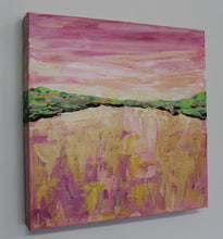 Load image into Gallery viewer, Pink Sunset, 12 x 12 x 1.5 - Jeanne Player Fine Art
